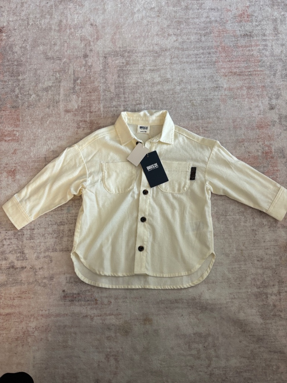 Ivory Button Down Shirt Size 90 NWT Japanese Brand